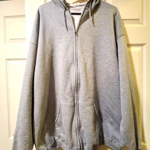 Plain gray hoodie men's XL